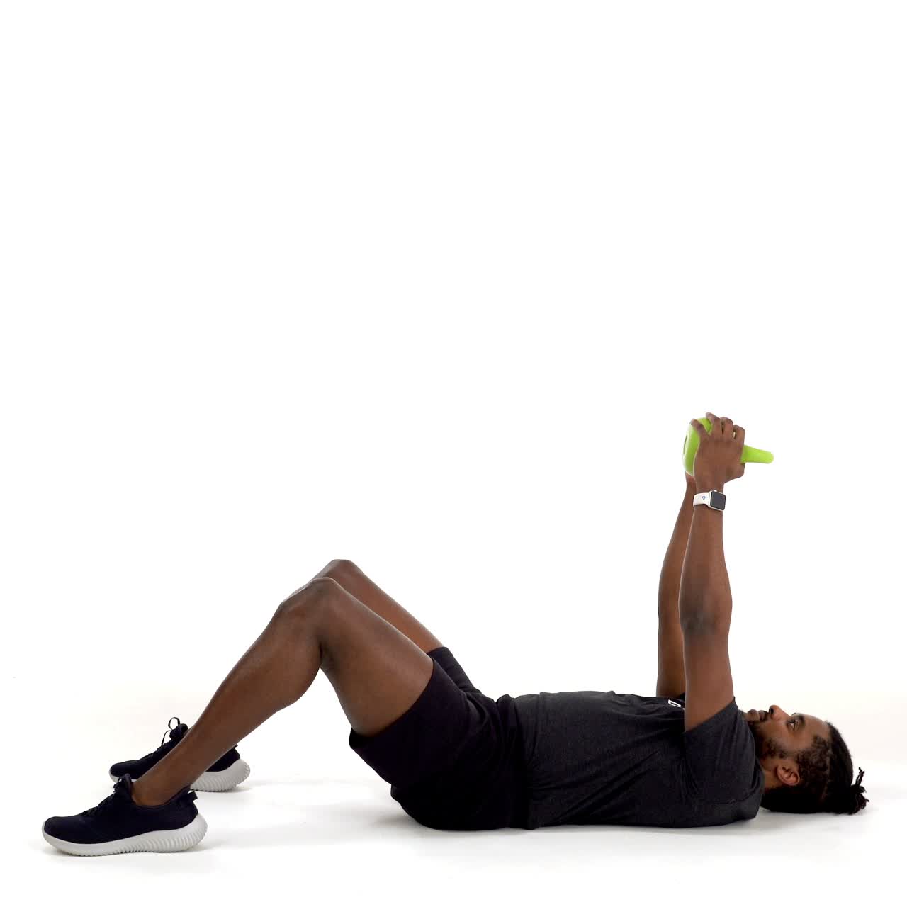 Single Kettlebell Crunch with trainwell