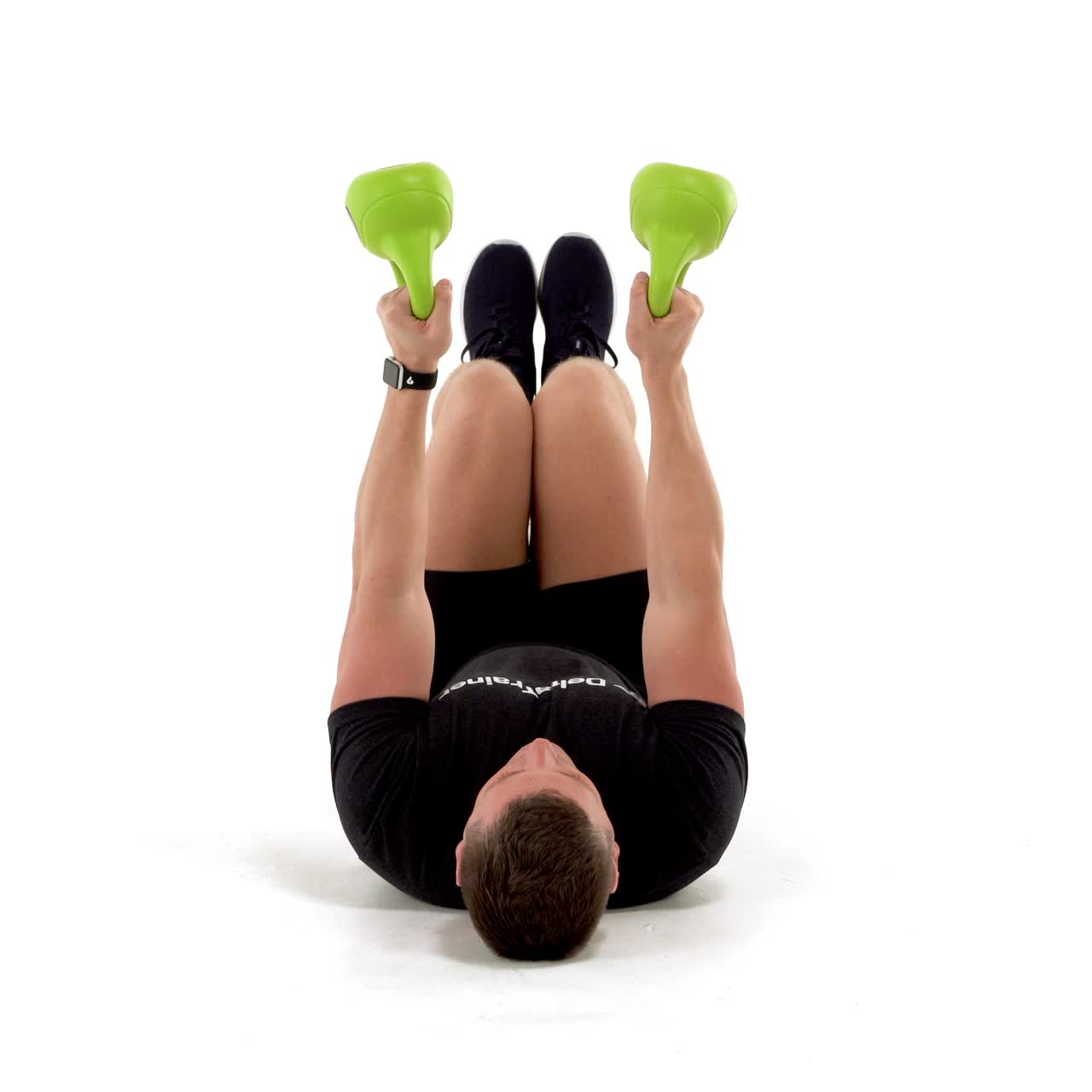 Kettlebell Lying Alternating Arm Leg Reach with trainwell
