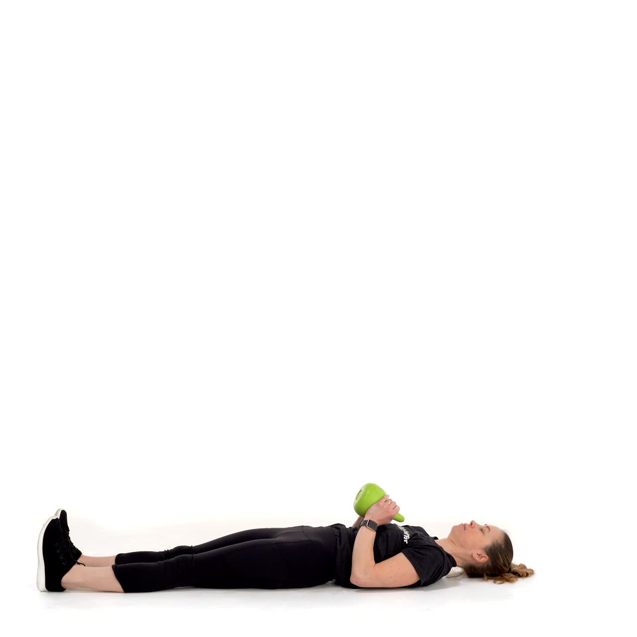 Single Kettlebell Floor Overhead Row with trainwell