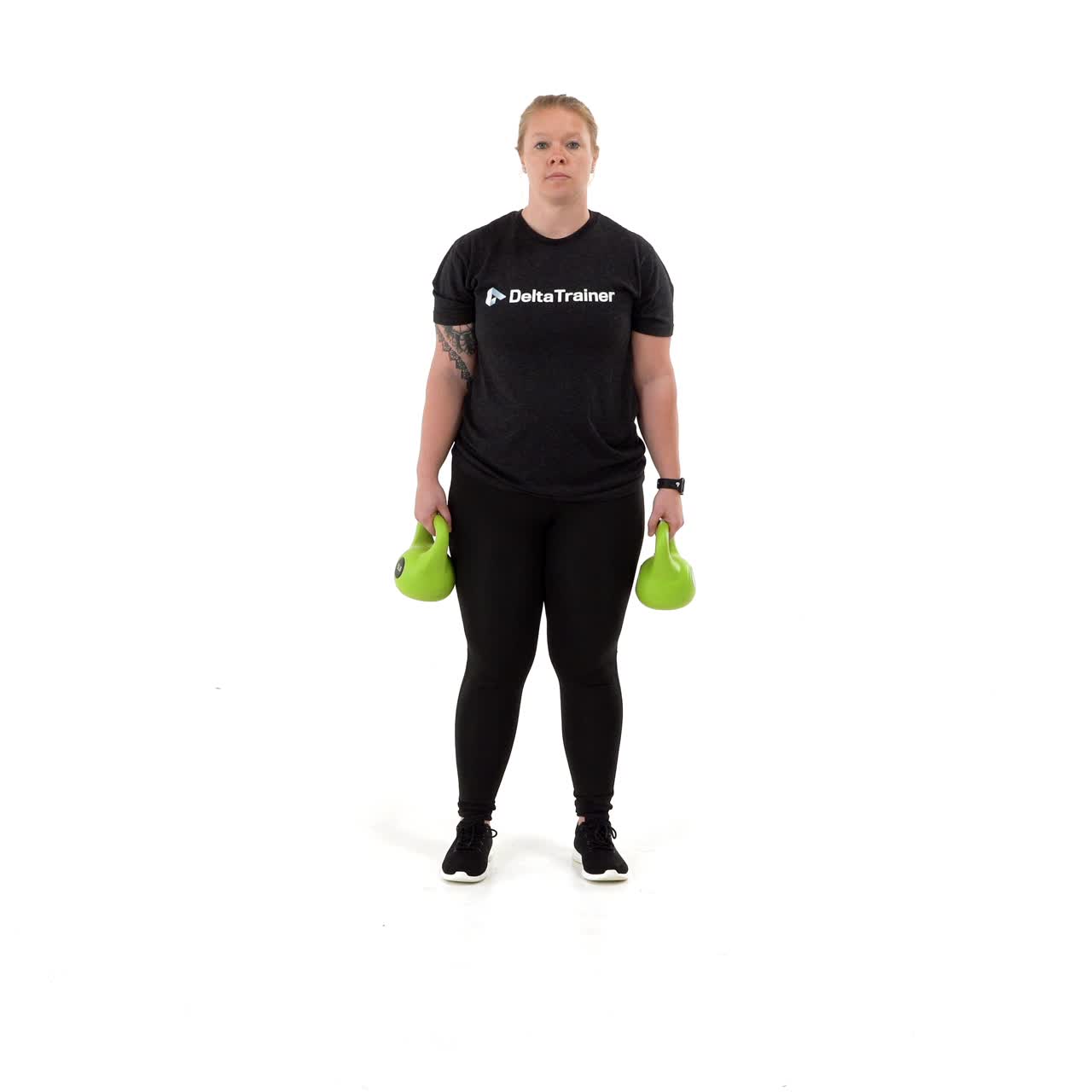 Kettlebell Forward Lunge with trainwell