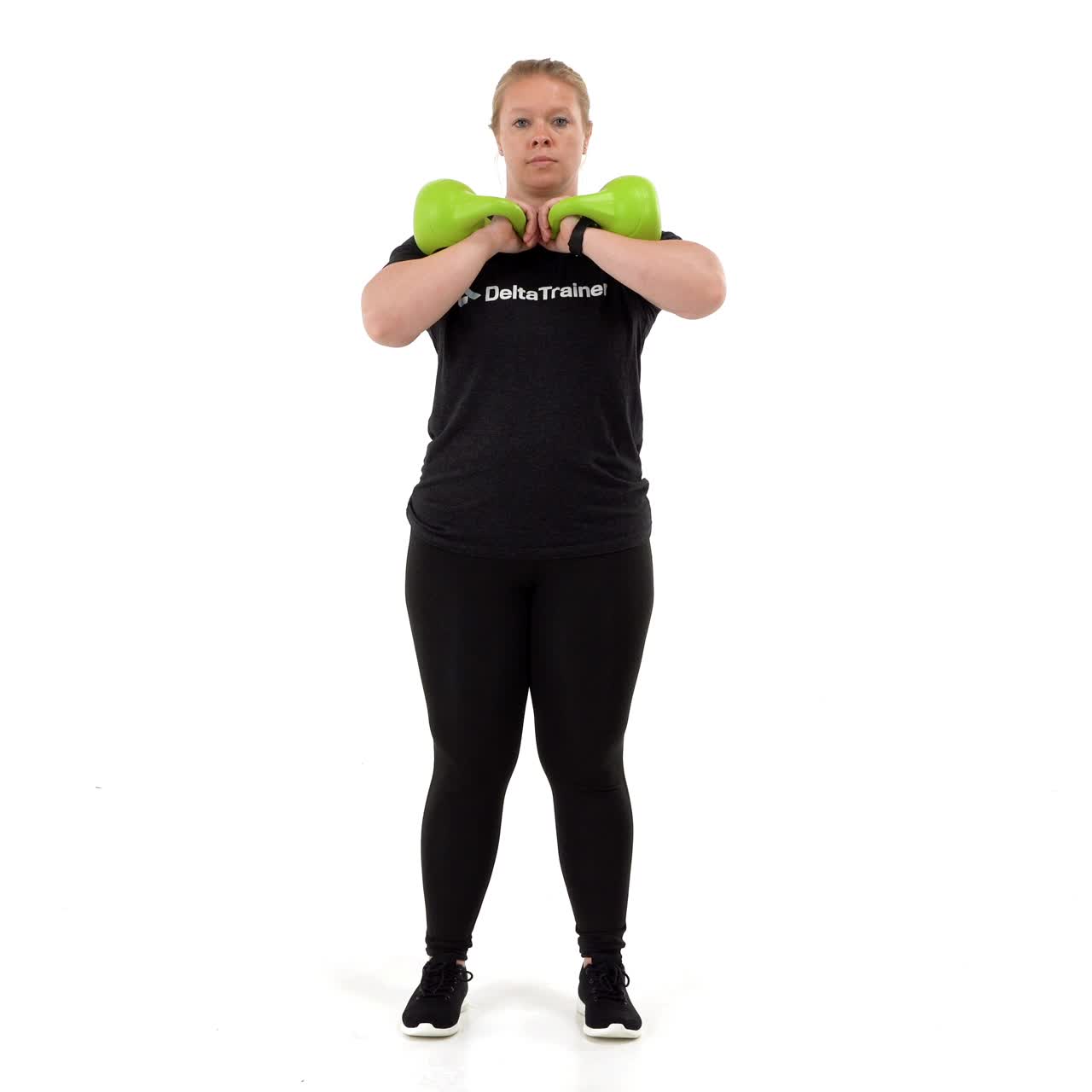 Kettlebell Front Rack Lunge with trainwell