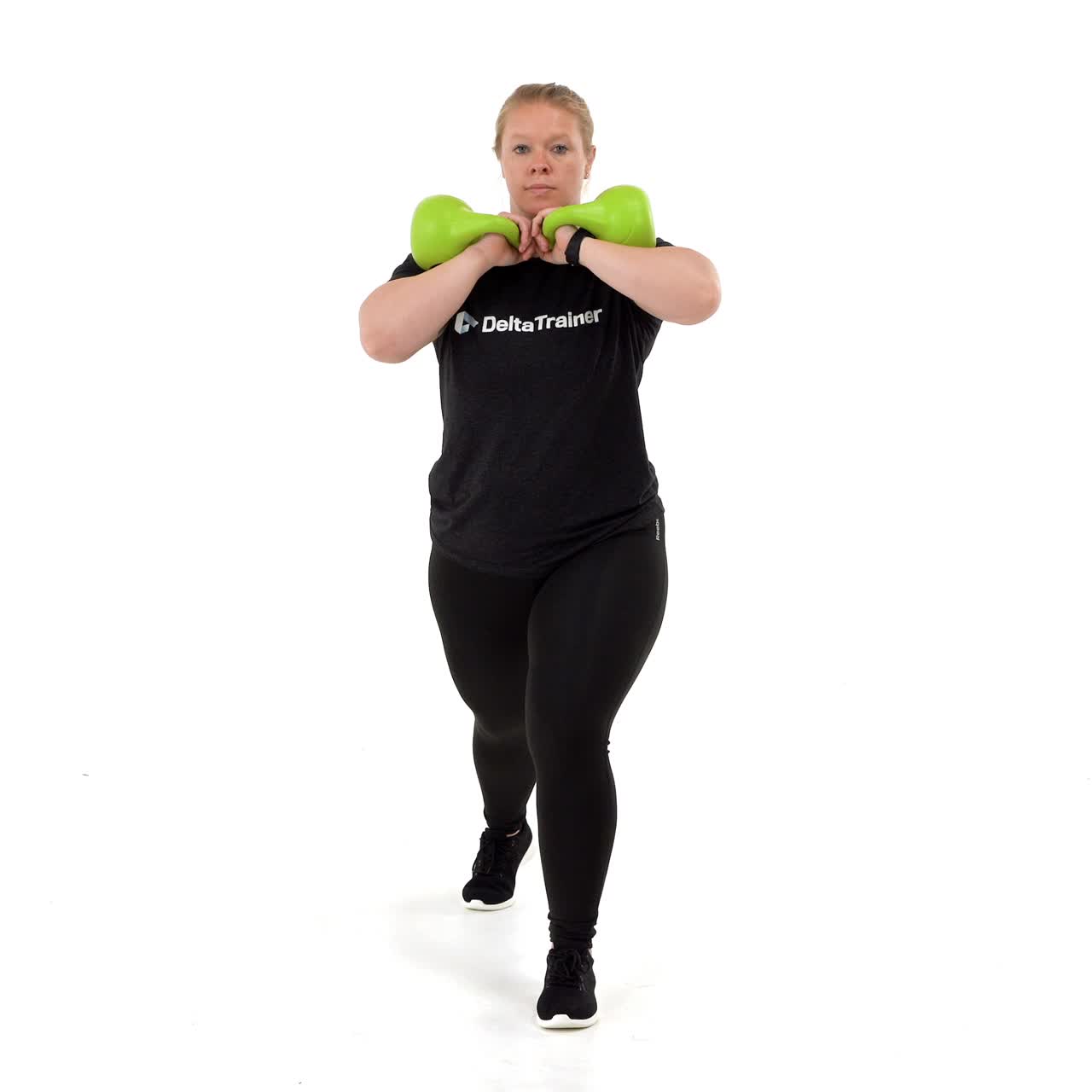 Kettlebell Front Rack Split Squat with trainwell
