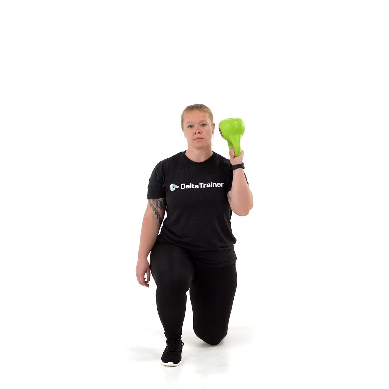 Single Kettlebell Goblet Single Kettlebell Press with trainwell