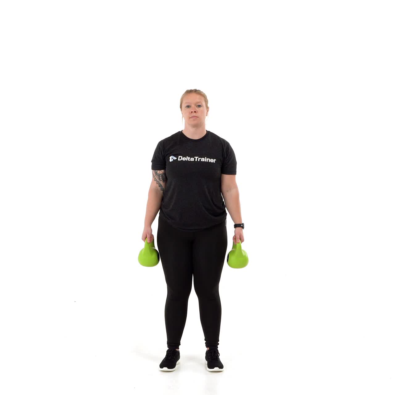 Kettlebell Hammer Curl To Press with trainwell