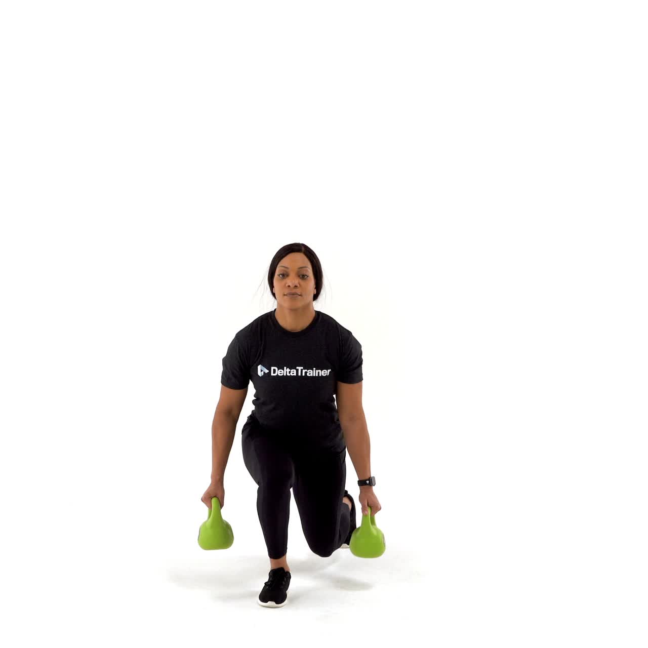 Kettlebell Jump Lunge with trainwell