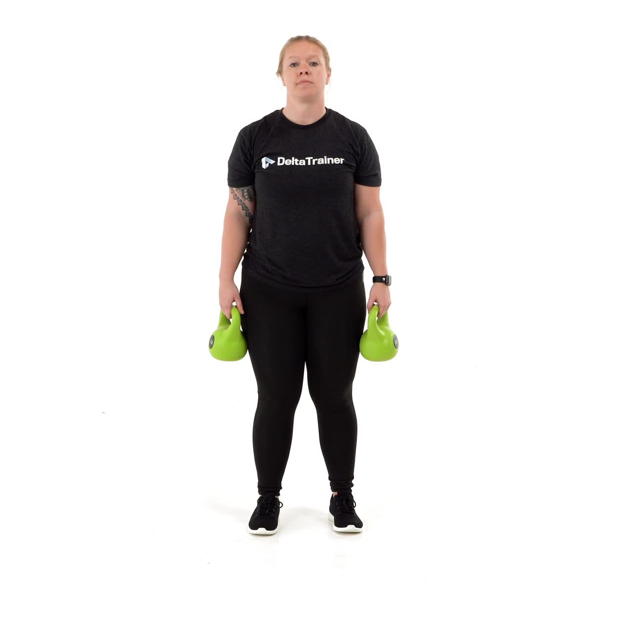 Kettlebell Lunge To Lateral Raise with trainwell