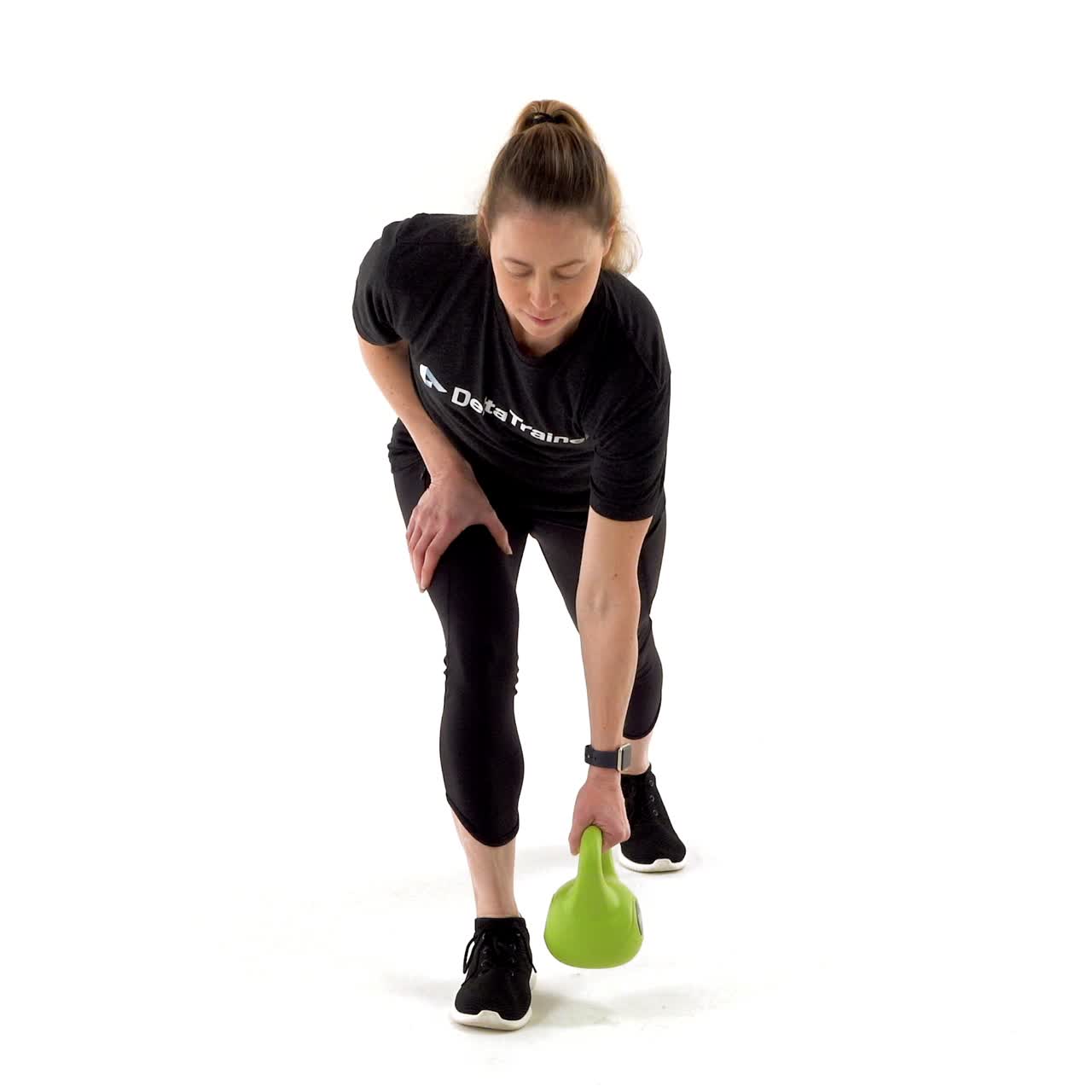 Single Kettlebell One Arm Row with trainwell
