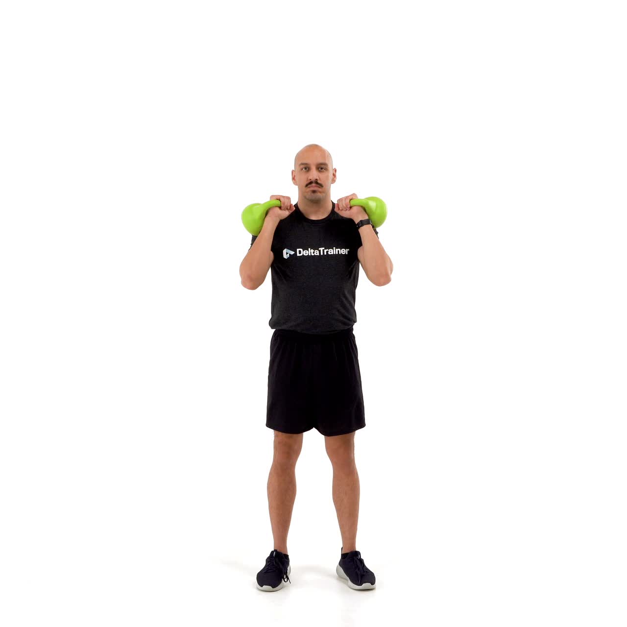 Kettlebell Overhead Press with trainwell