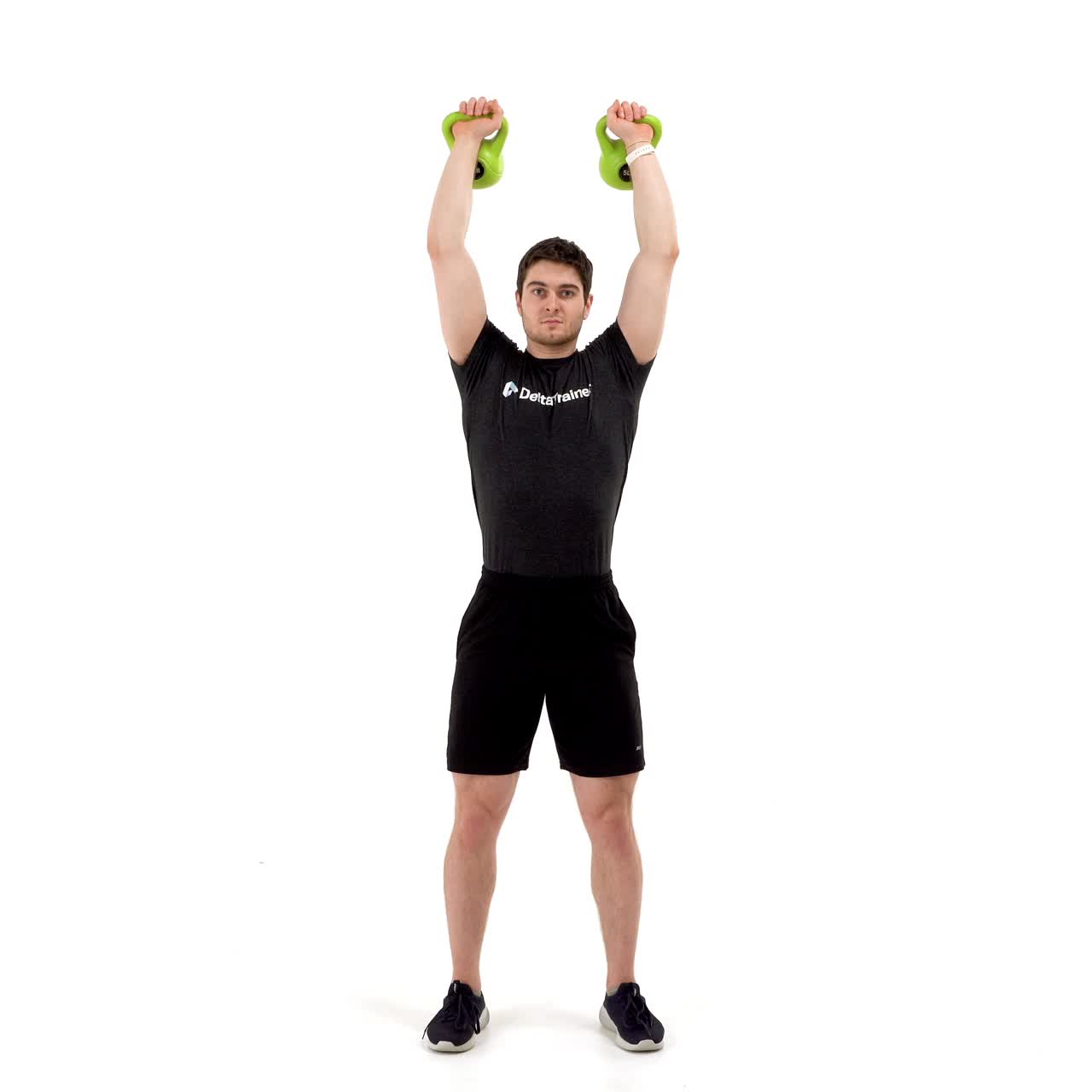 Kettlebell Overhead Squat with trainwell