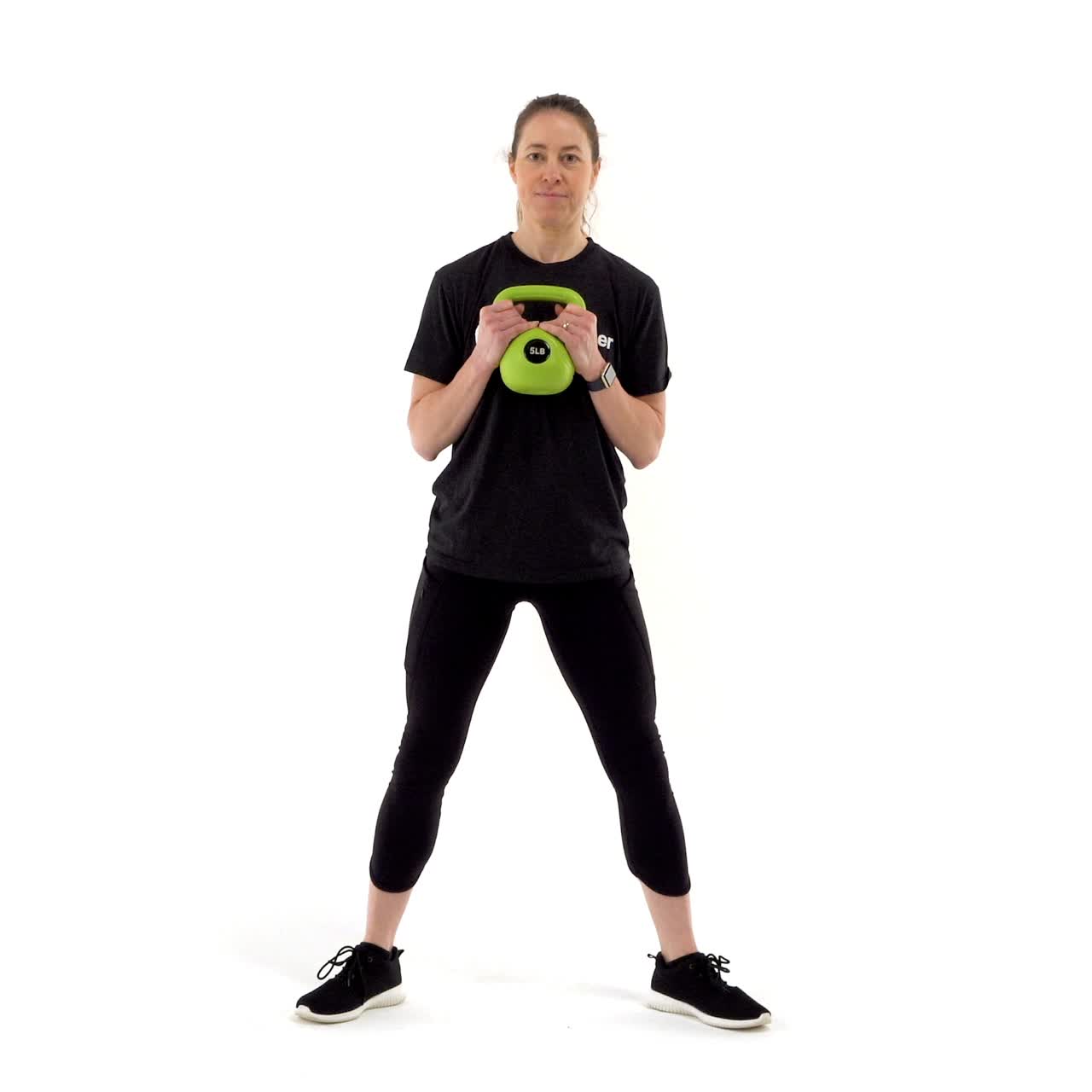 Kettlebell Plie Squat To Calf Raise with trainwell