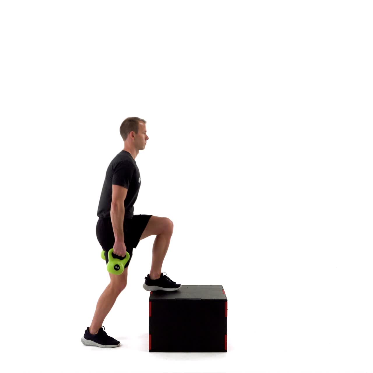Kettlebell Power Step Up with trainwell
