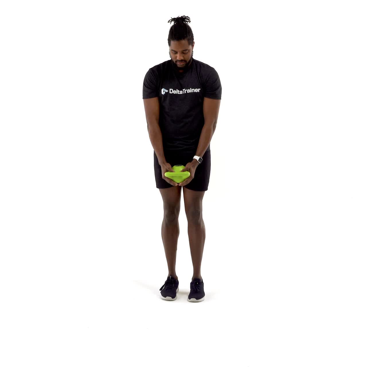 Kettlebell Reach Curl Forward Lunge with trainwell