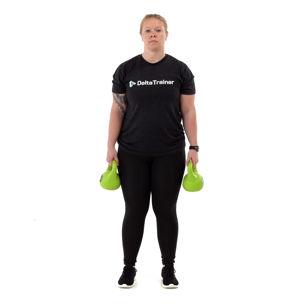 Kettlebell Reverse Lunge with trainwell