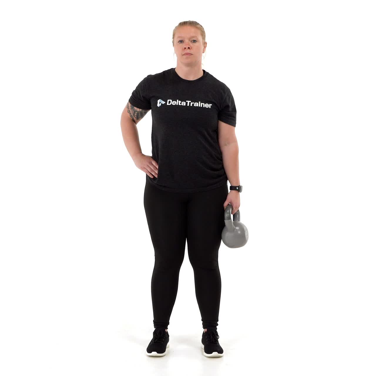 Single Kettlebell Side Bend with trainwell