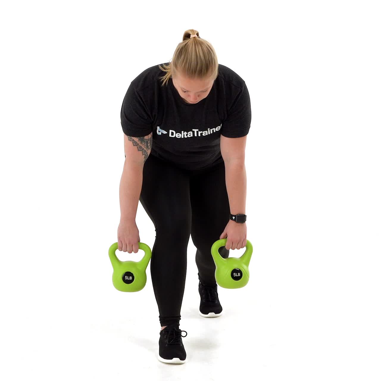 Kettlebell Staggered Stance Row with trainwell