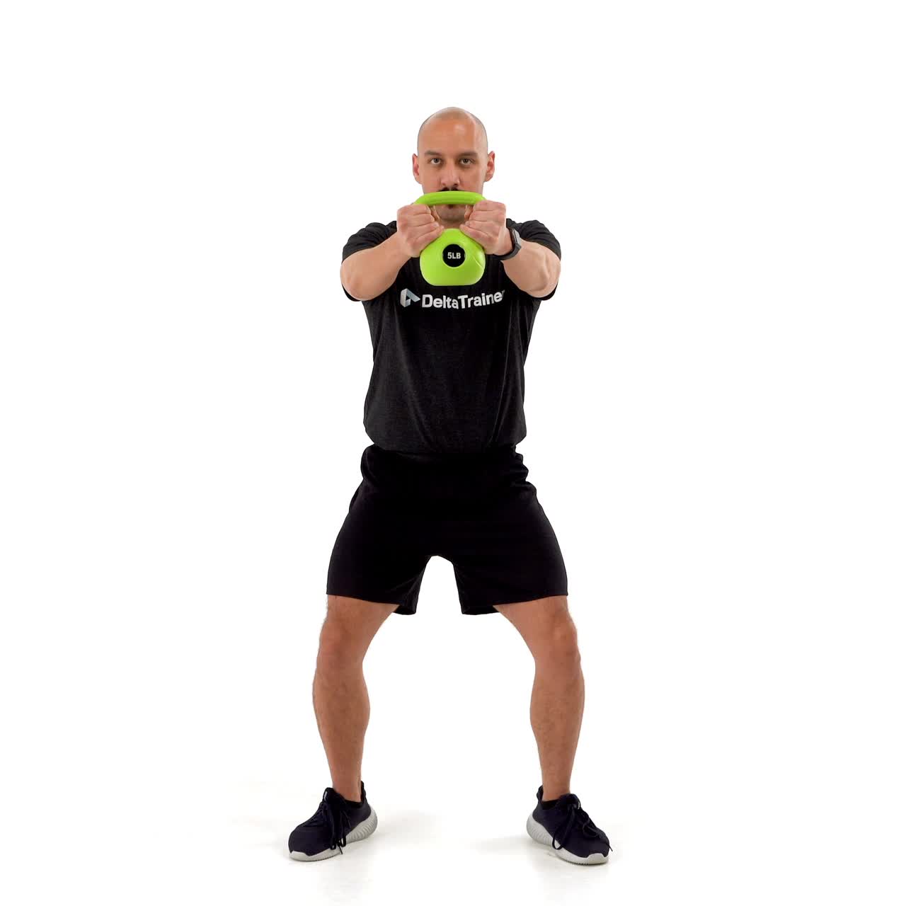 Single Kettlebell Standing Figure 8 with trainwell