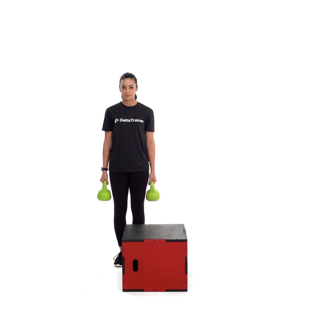 Kettlebell Step Up To Lateral Leg Raise with trainwell