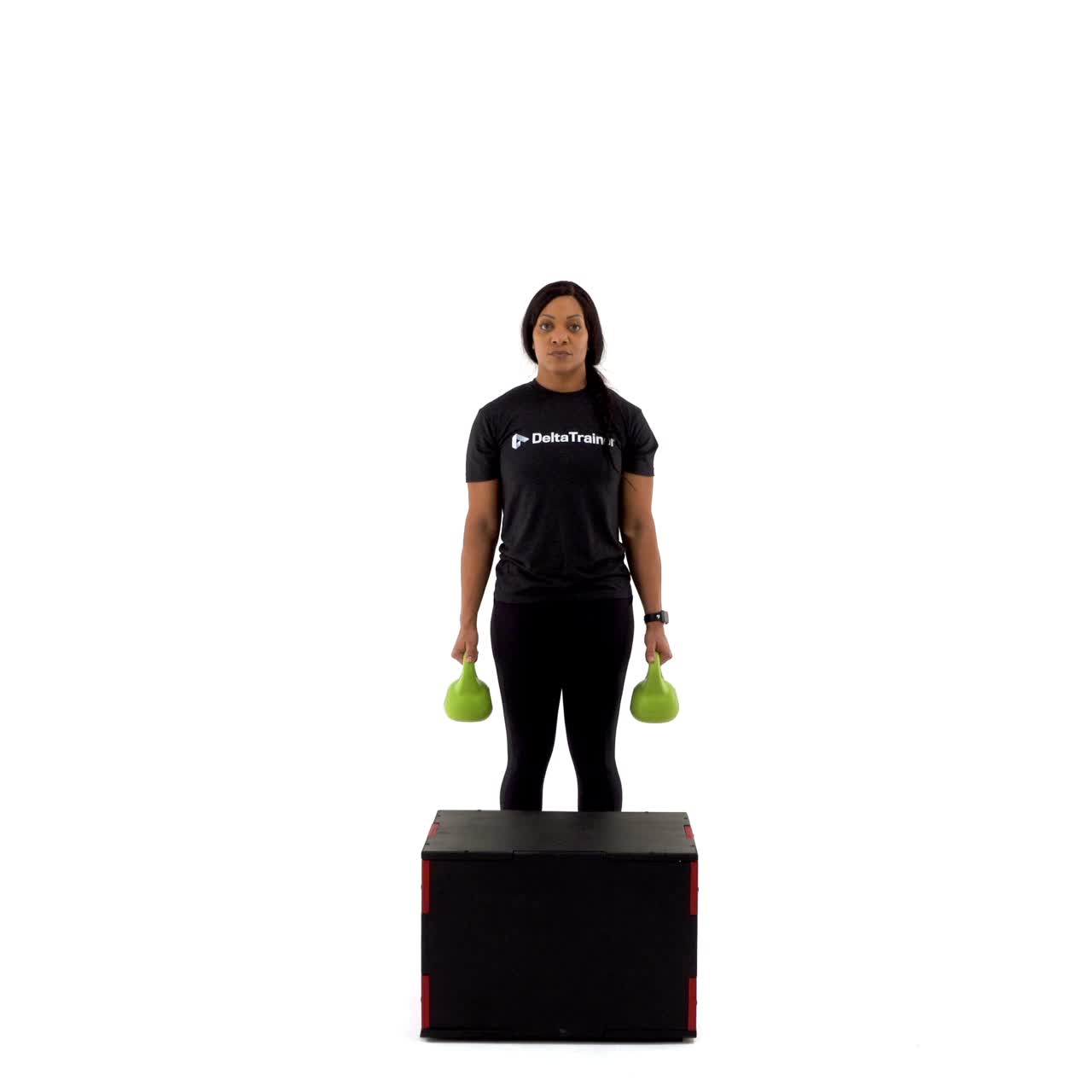 Kettlebell Step Up To Reverse Lunge with trainwell