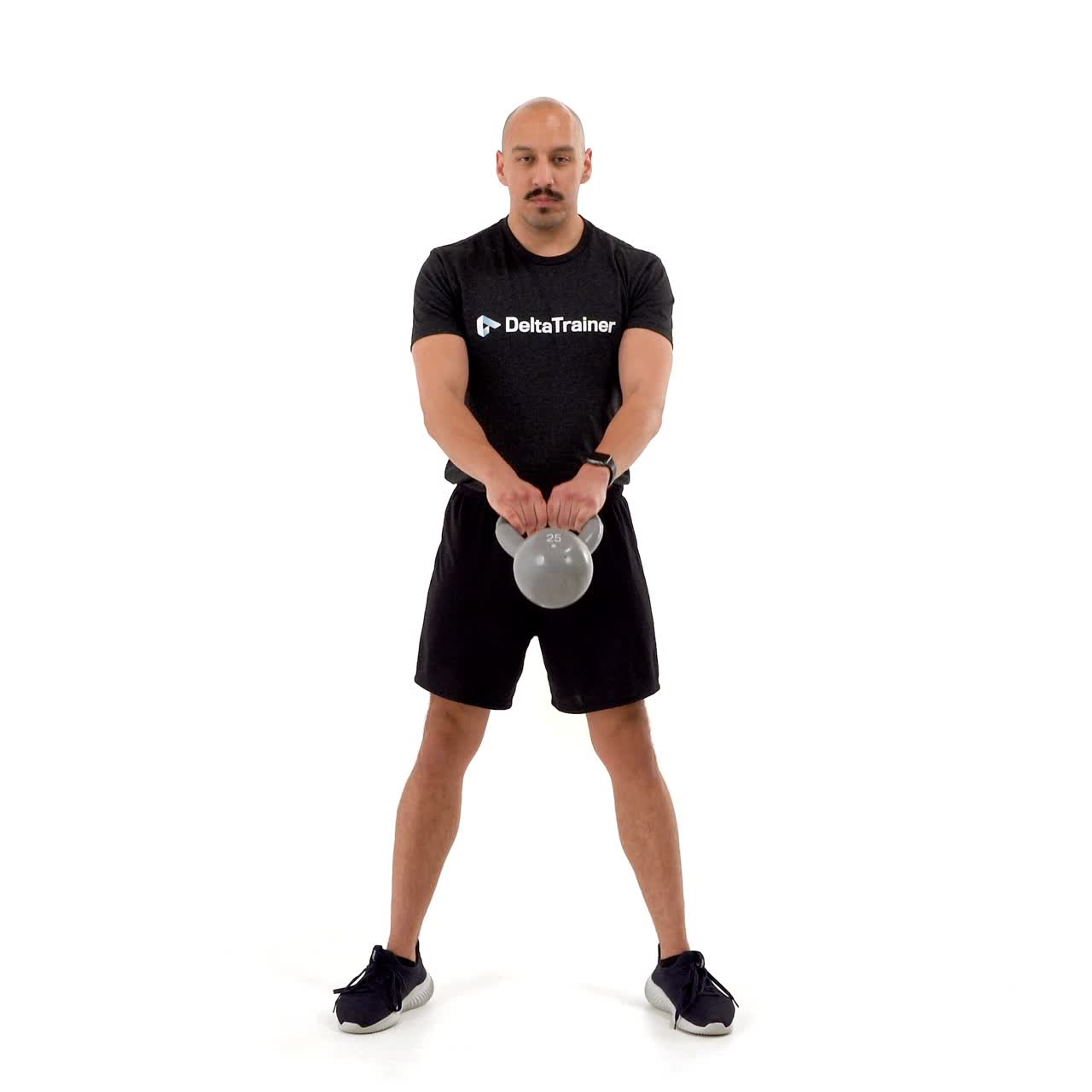 Single Kettlebell Swing To Squat with trainwell