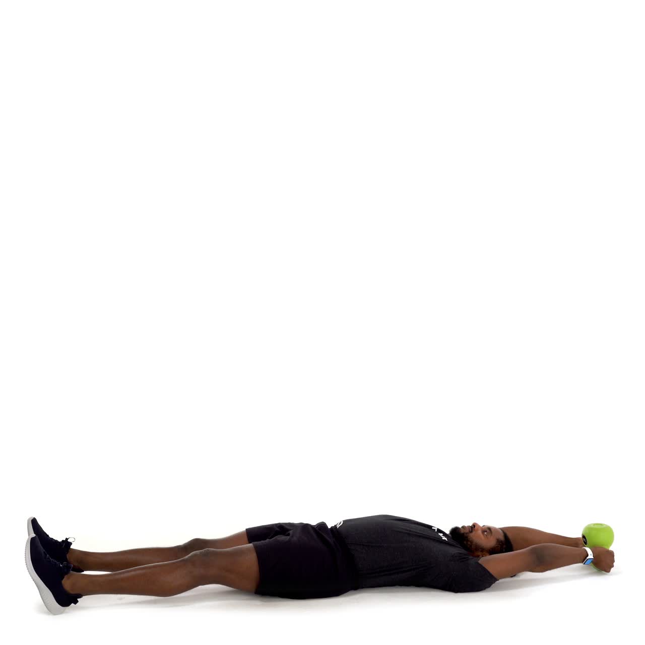 Single Kettlebell V Up with trainwell