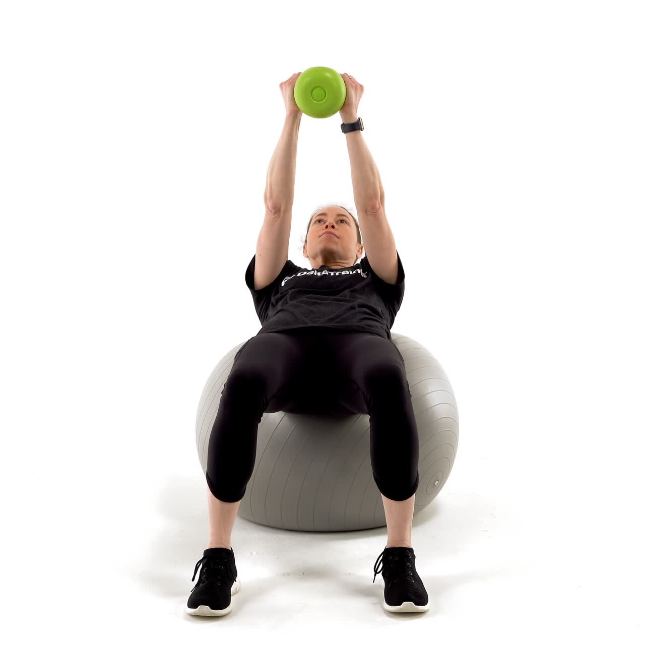 Kettlebell Yoga Ball Upper Body Windshield Wiper with trainwell