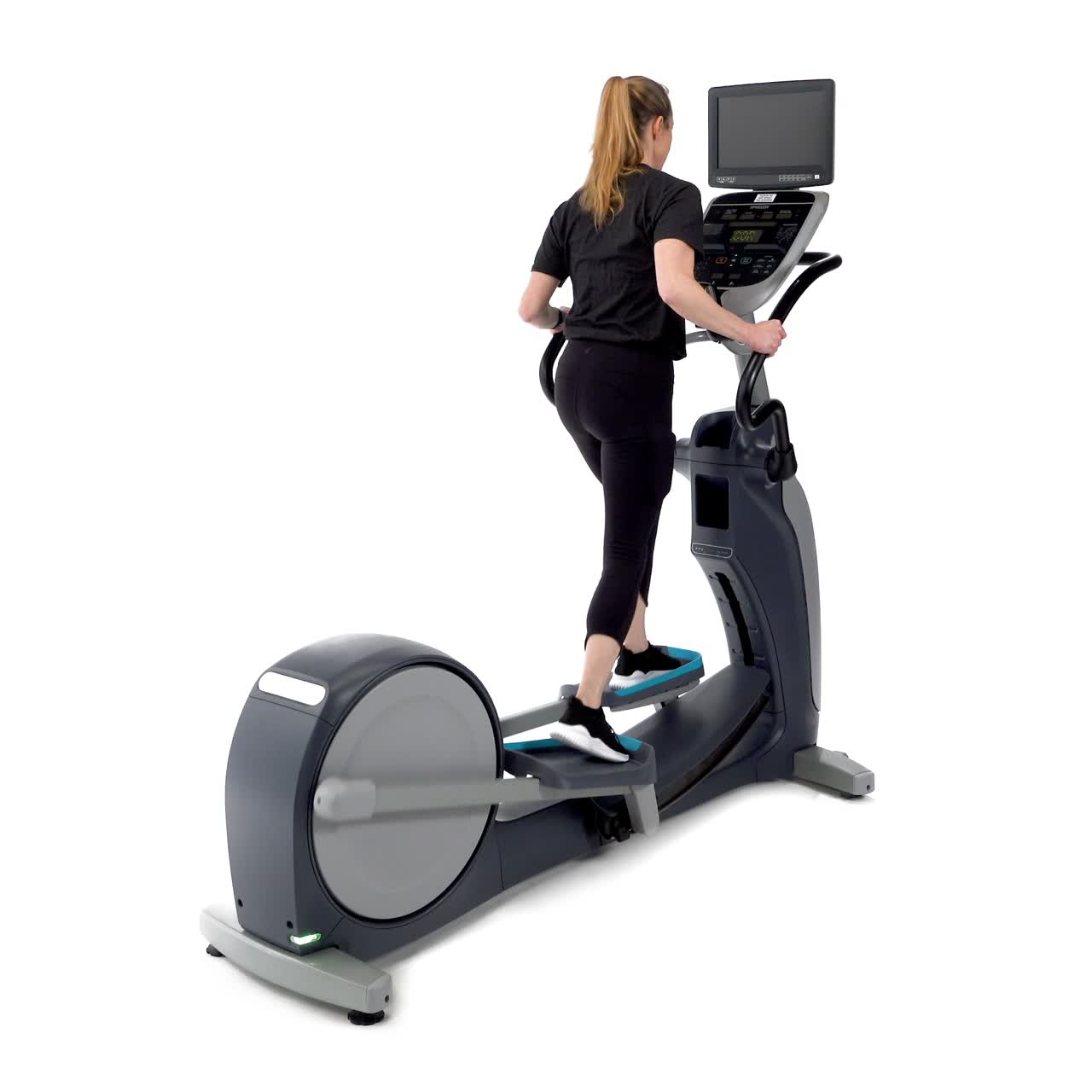 Elliptical with trainwell