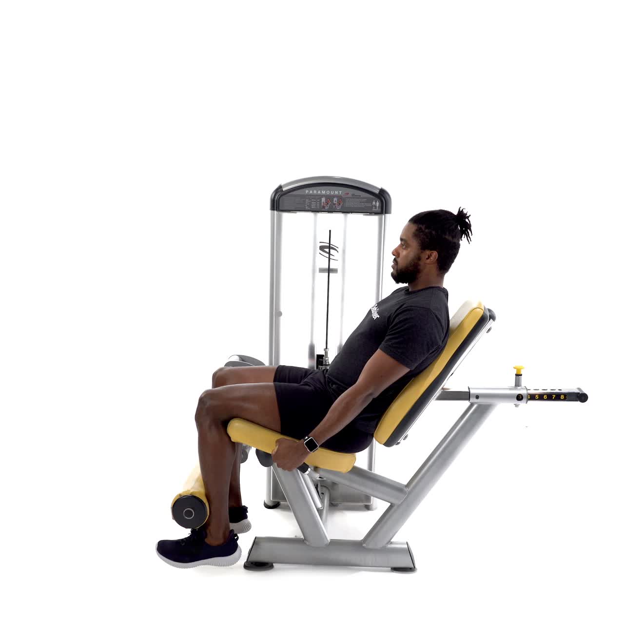 Machine Leg Extension with trainwell