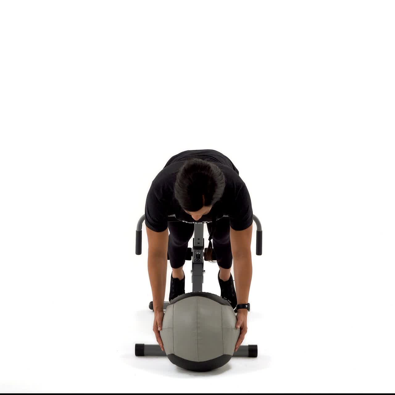 Med Ball Back Extension with trainwell
