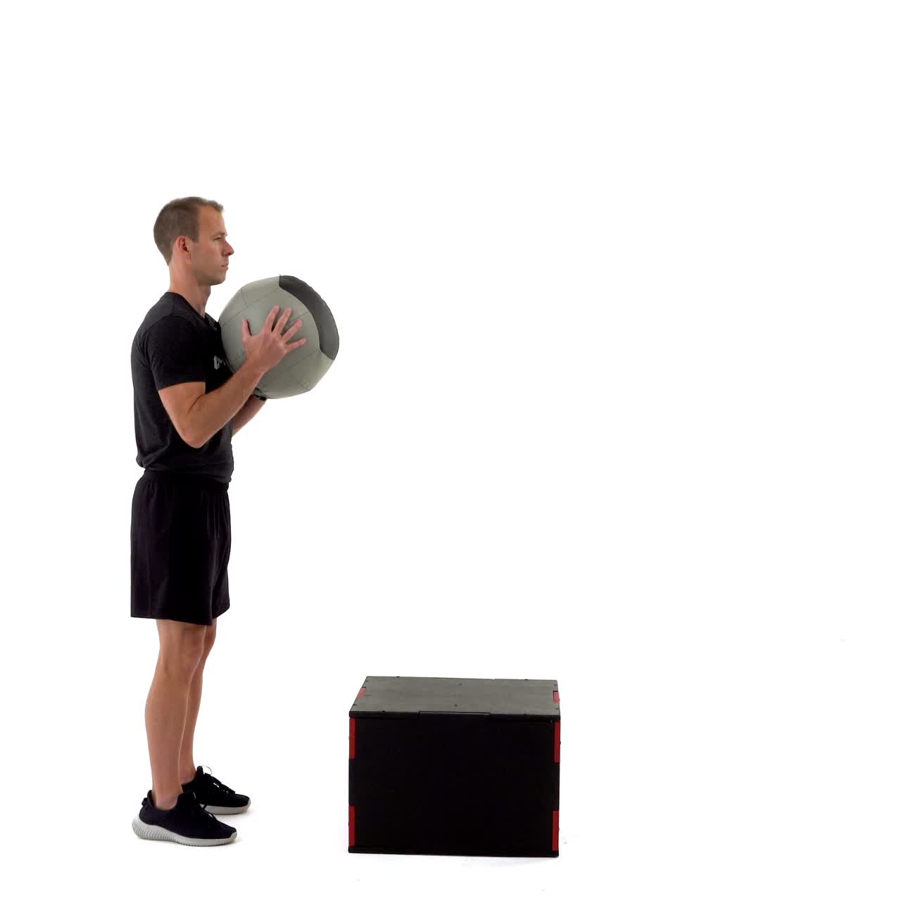 Med Ball Box Jump with trainwell
