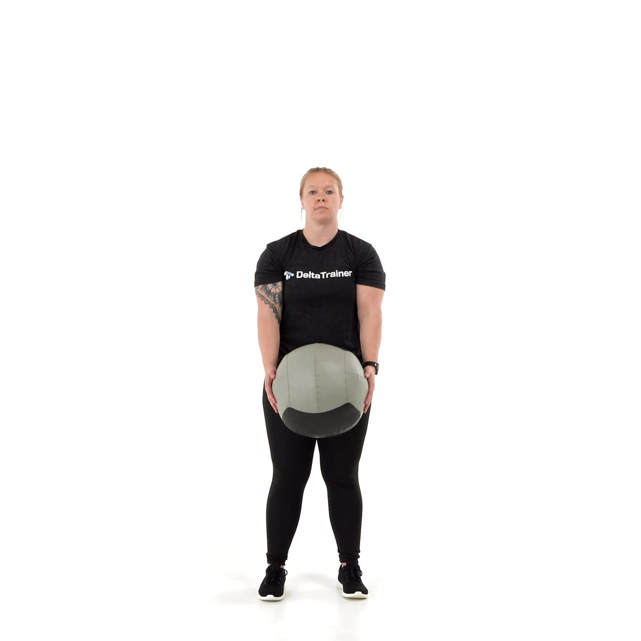 Med Ball Clean And Press with trainwell