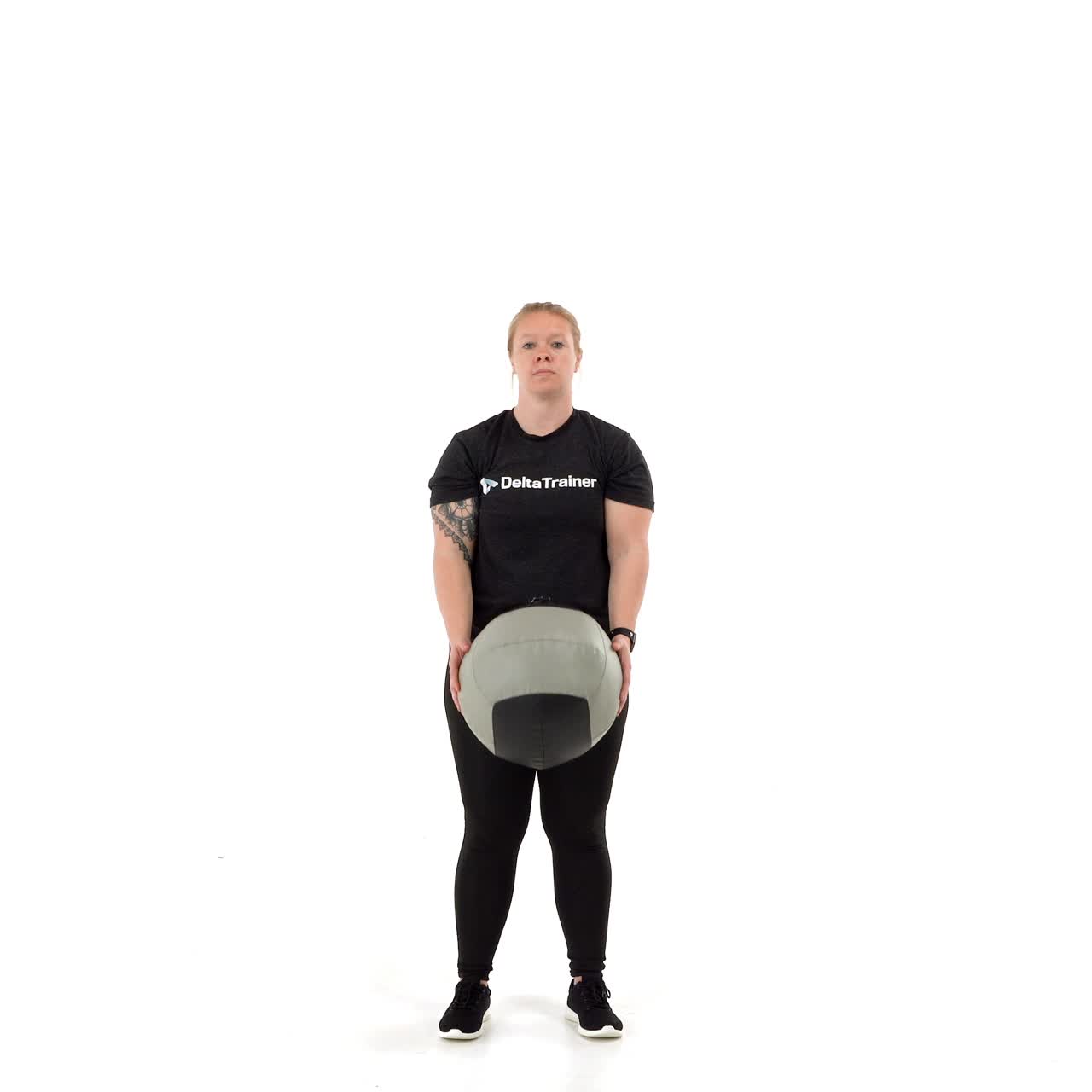 Med Ball Curl To Press with trainwell