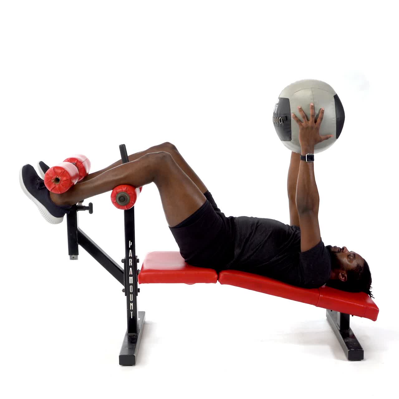 Med Ball Decline Bench Press with trainwell