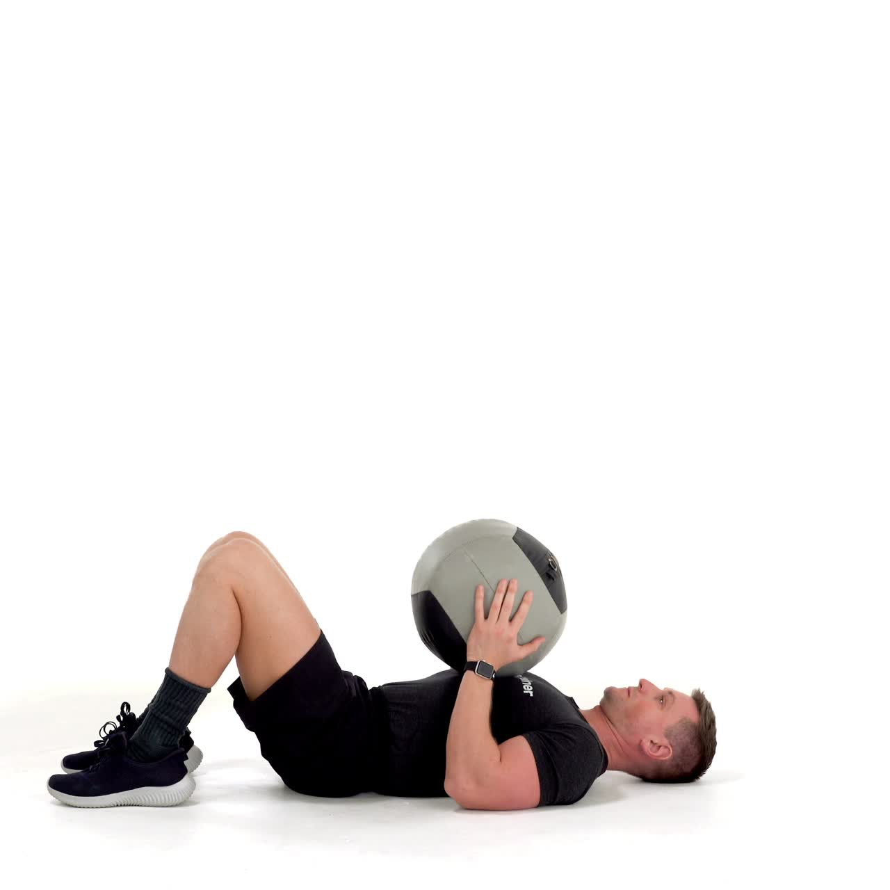 Med Ball Floor Tricep Cycle with trainwell