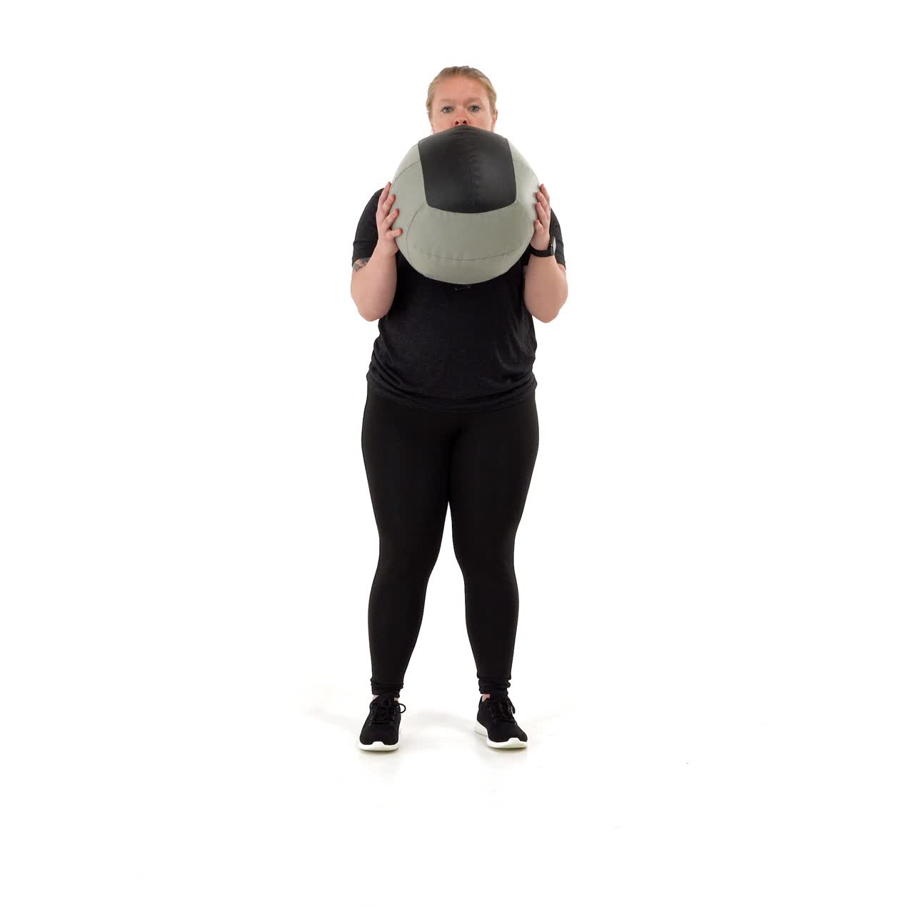 Med Ball Forward Lunge with trainwell