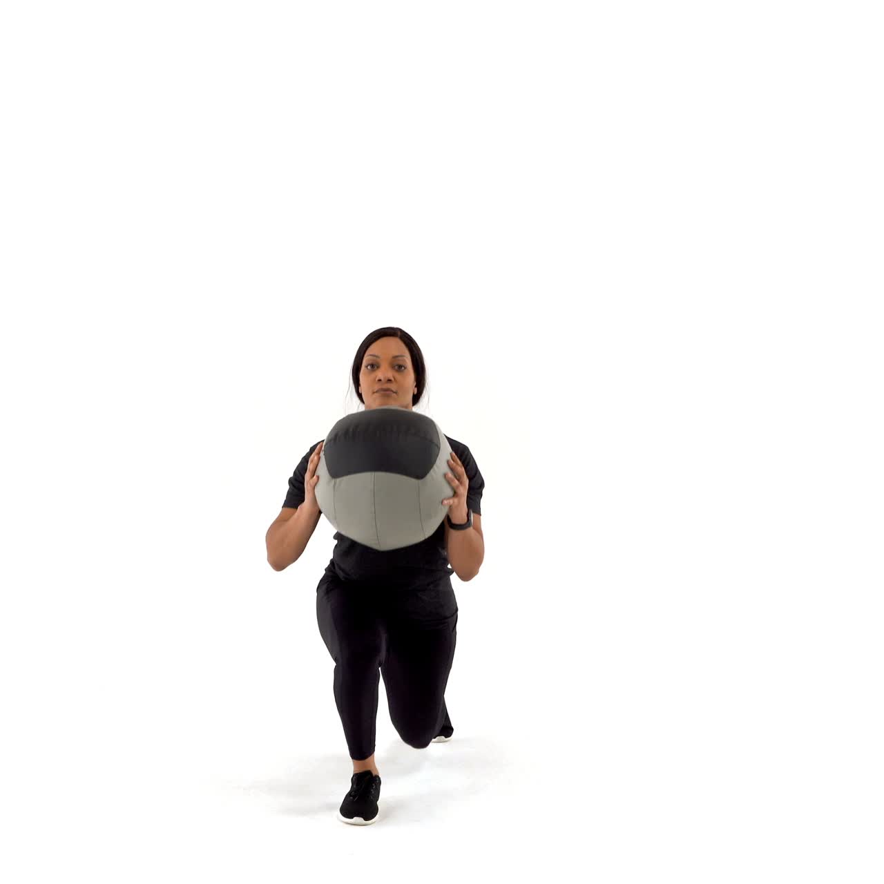 Med Ball Jump Lunge with trainwell