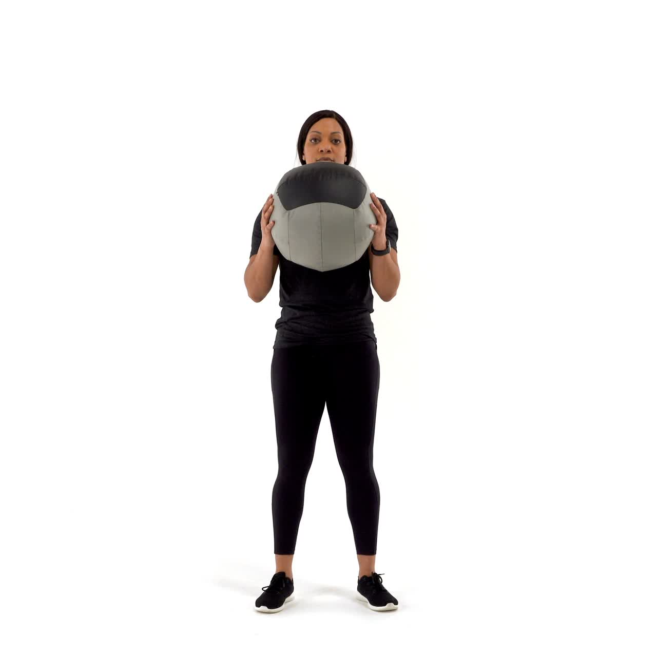 Med Ball Jump Squat with trainwell