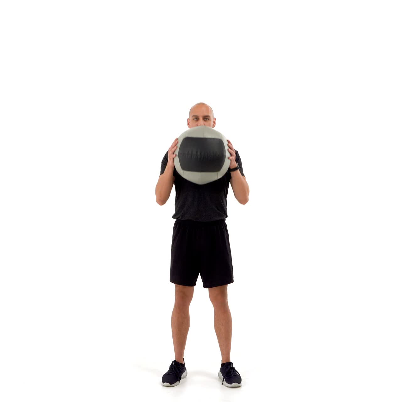 Med Ball Overhead Press with trainwell
