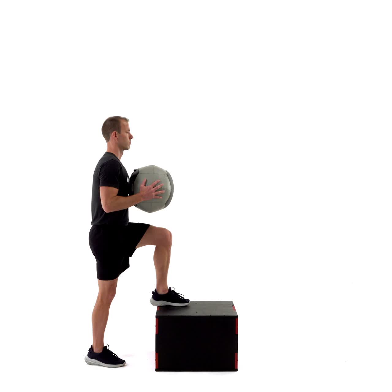 Med Ball Power Step Up with trainwell