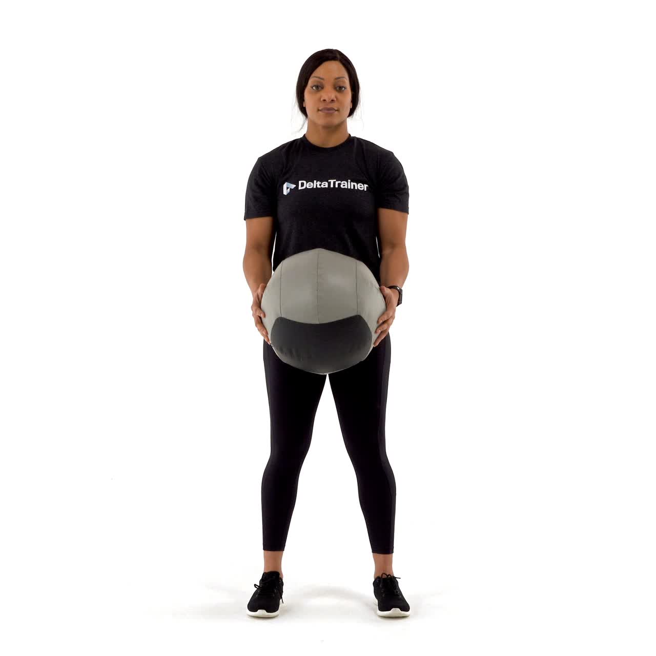 Med Ball Romanian Deadlift with trainwell