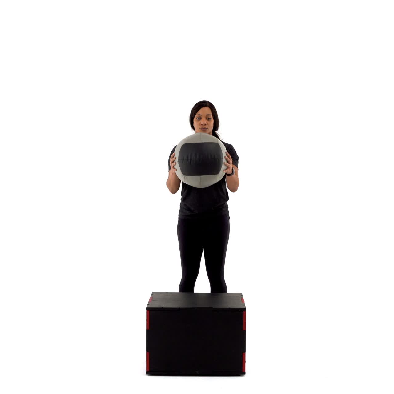 Med Ball Step Up To Reverse Lunge with trainwell