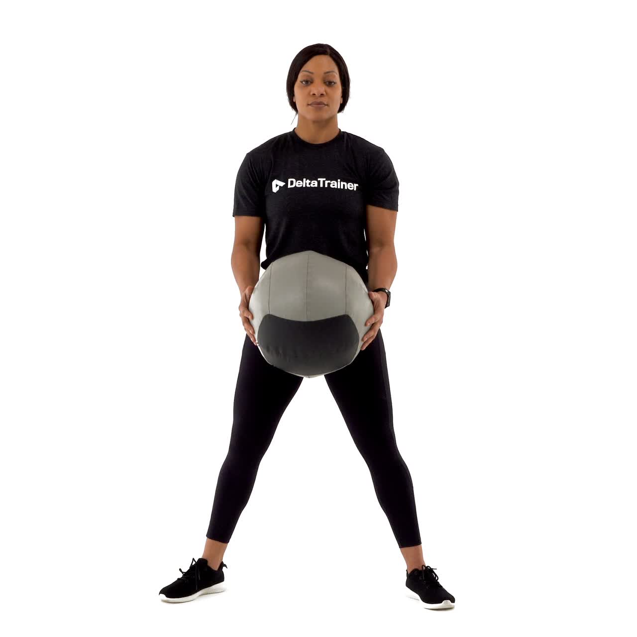 Med Ball Sumo Deadlift with trainwell