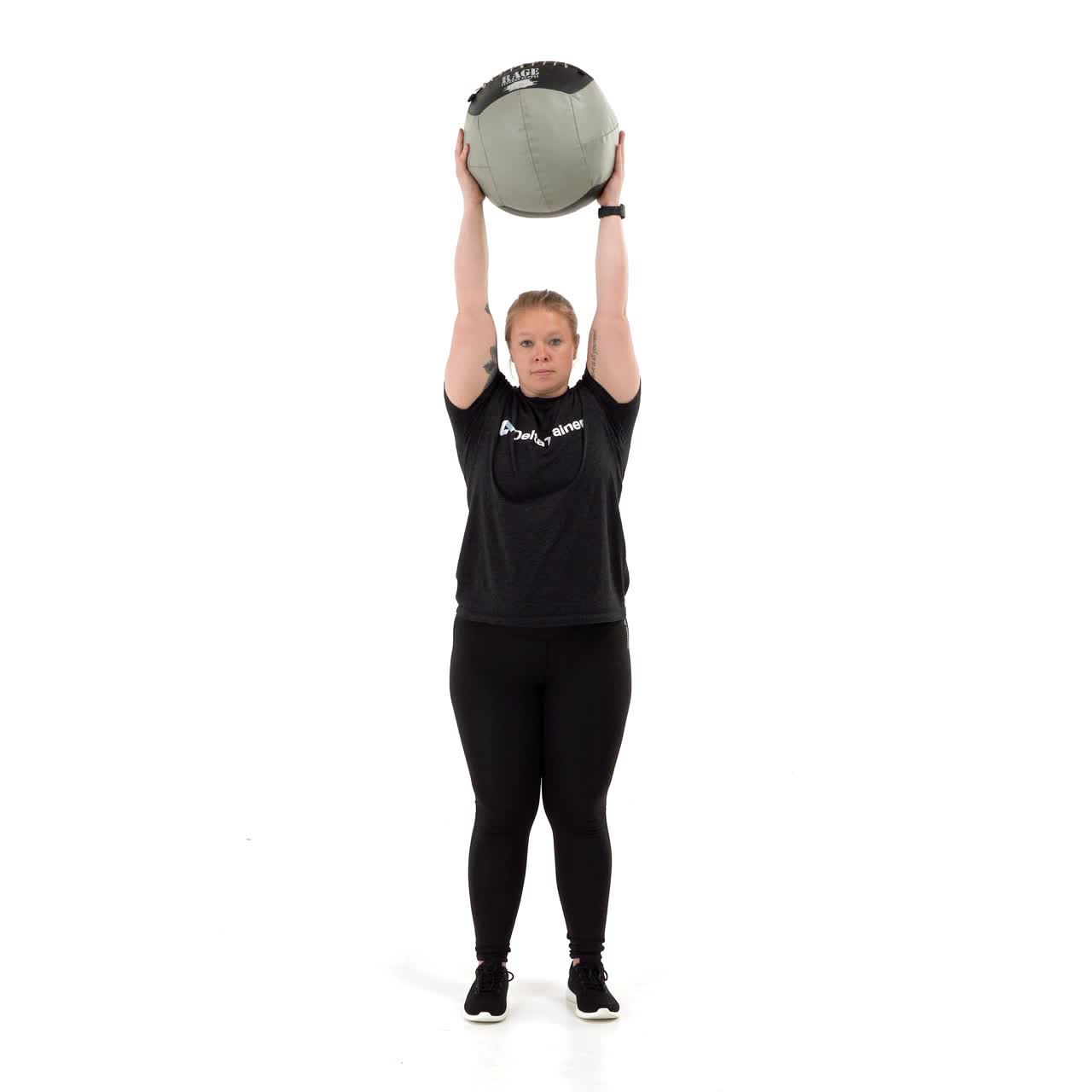 Med Ball Tricep Extension with trainwell