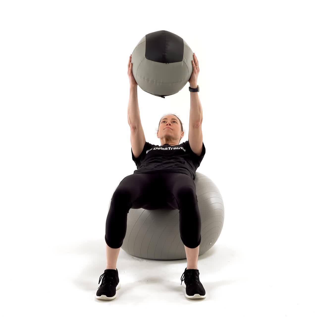 Med Ball Yoga Ball Upper Body Windshield Wiper with trainwell