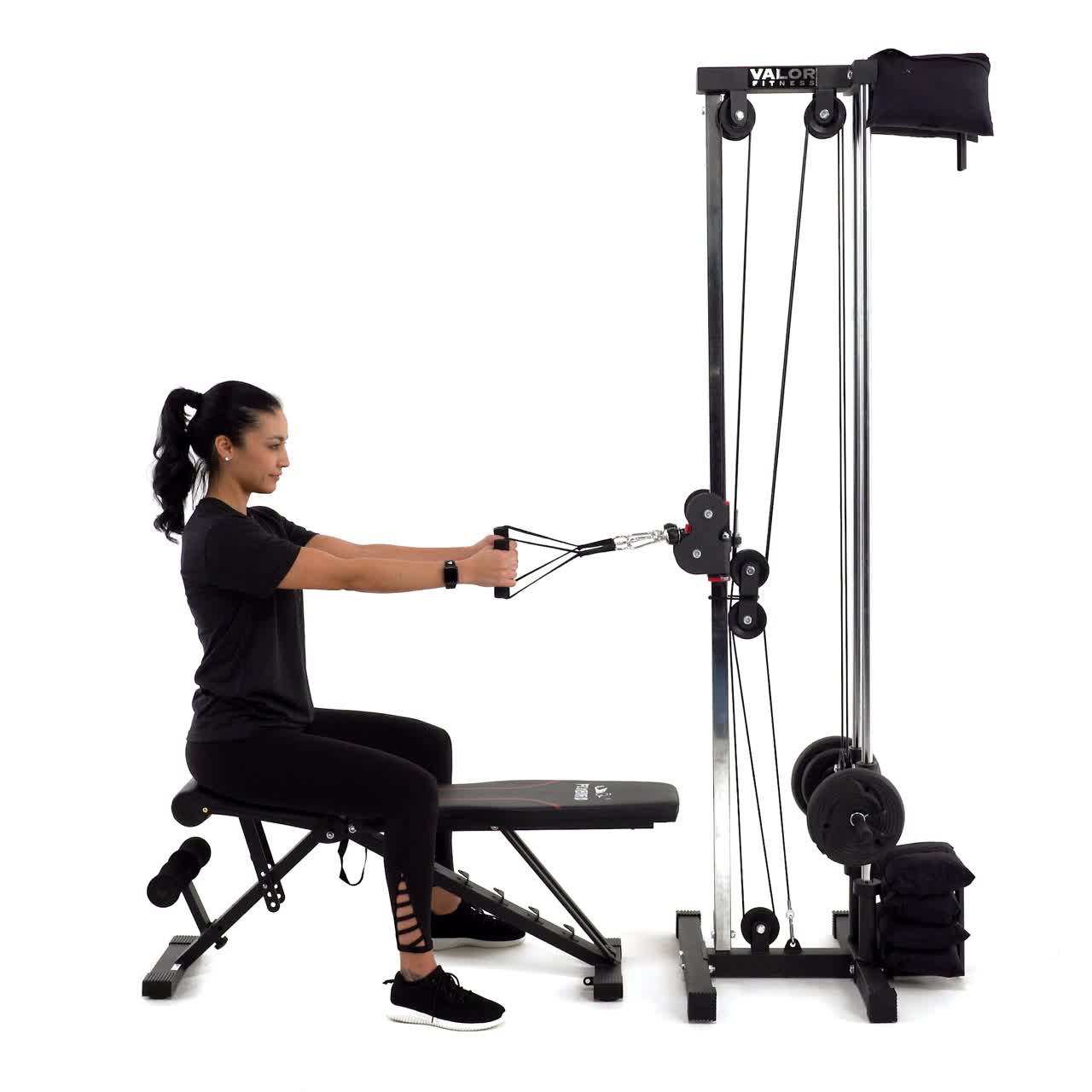 Seated Cable Row with trainwell