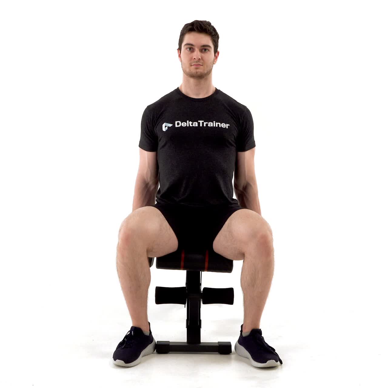 Seated Dumbbell Curl with trainwell