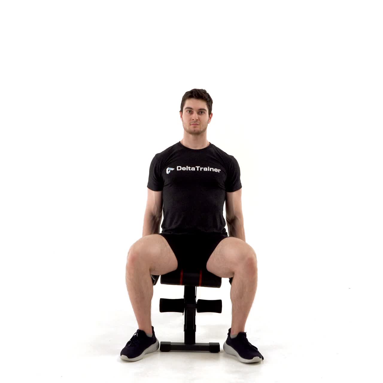 Seated Dumbbell Curl To Press with trainwell
