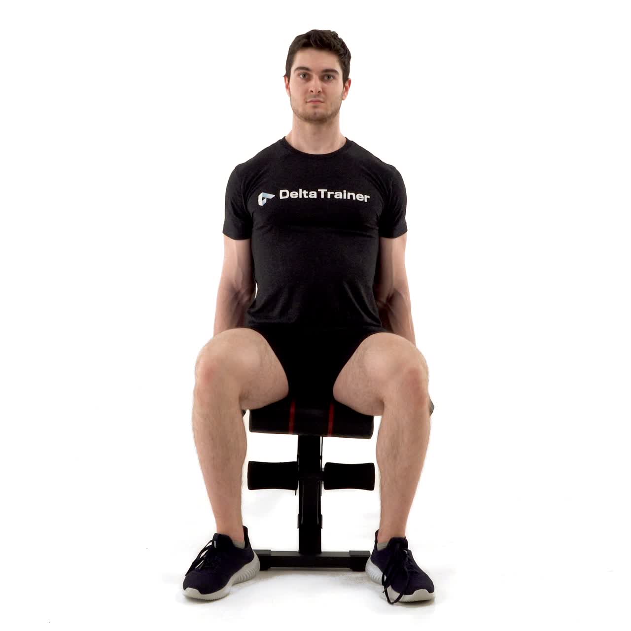 Seated Dumbbell Hammer Curl with trainwell