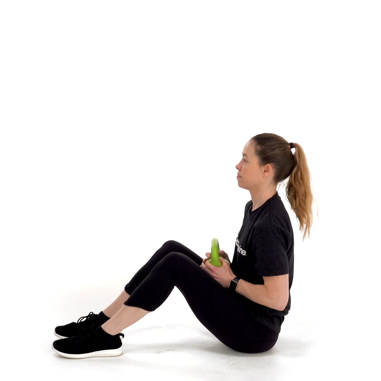 Seated Single Kettlebell Lumberjack with trainwell