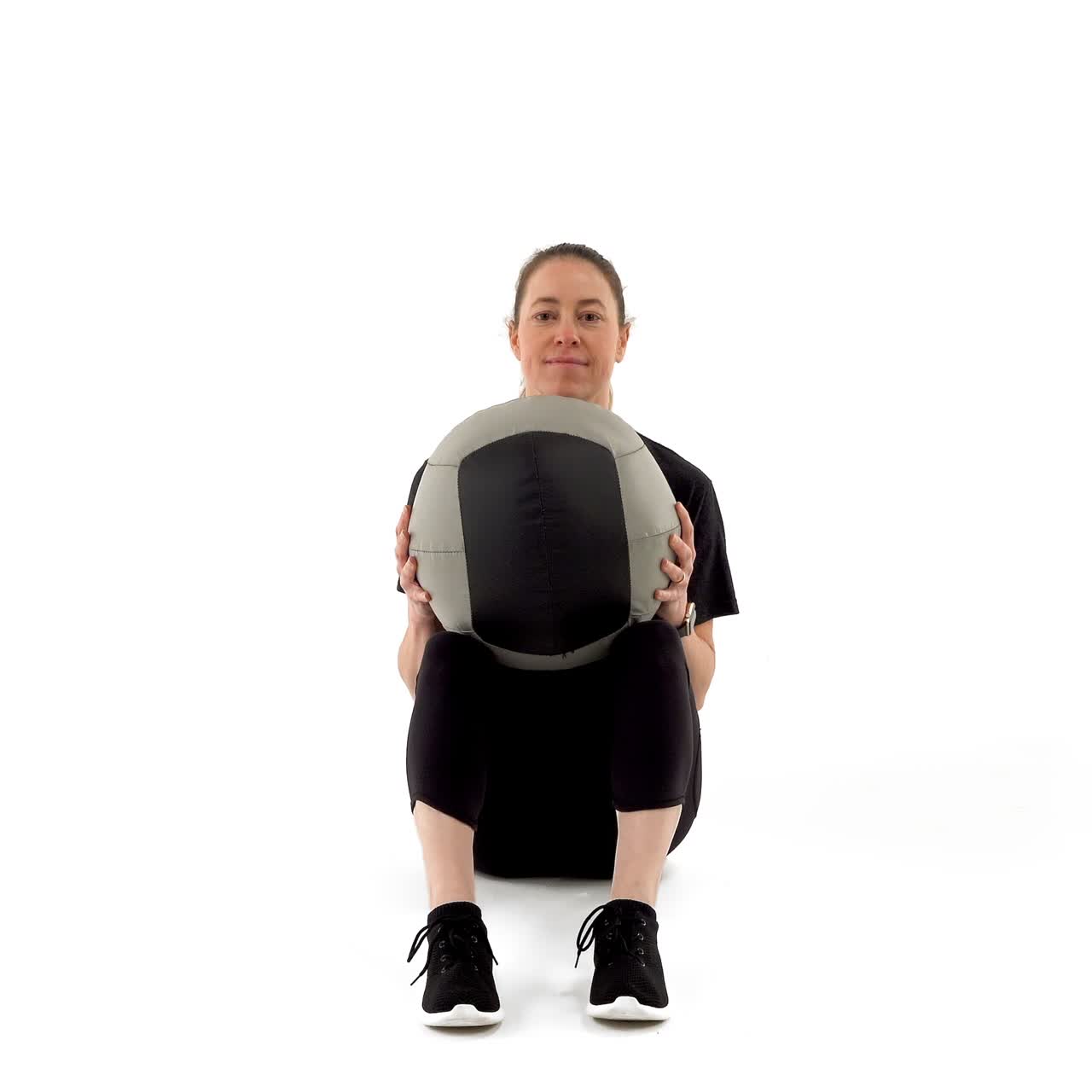 Seated Med Ball Lumberjack with trainwell