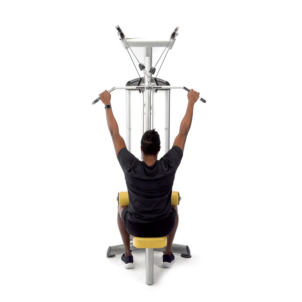 Wide Lat Pulldown with trainwell